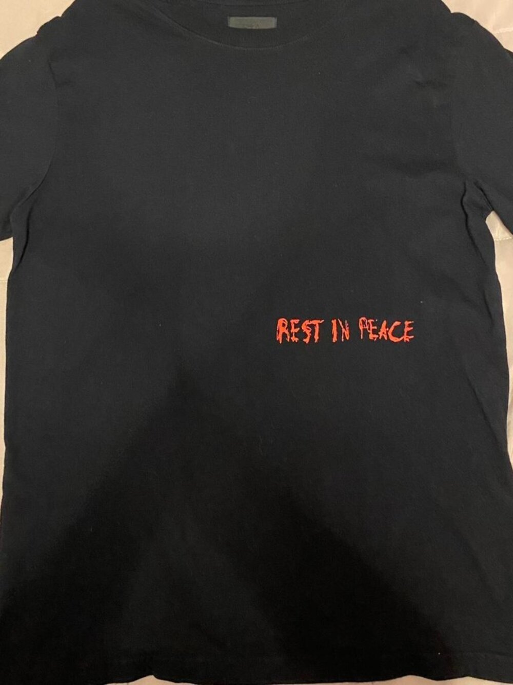 RtA LIAM TEE BLACK RED RIP CROSS
